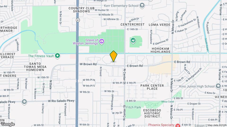 64 W Brown Rd Mapa y Detalles de la Ubicación