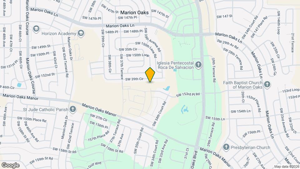 15356 SW 34th Terrace Map and Location Details