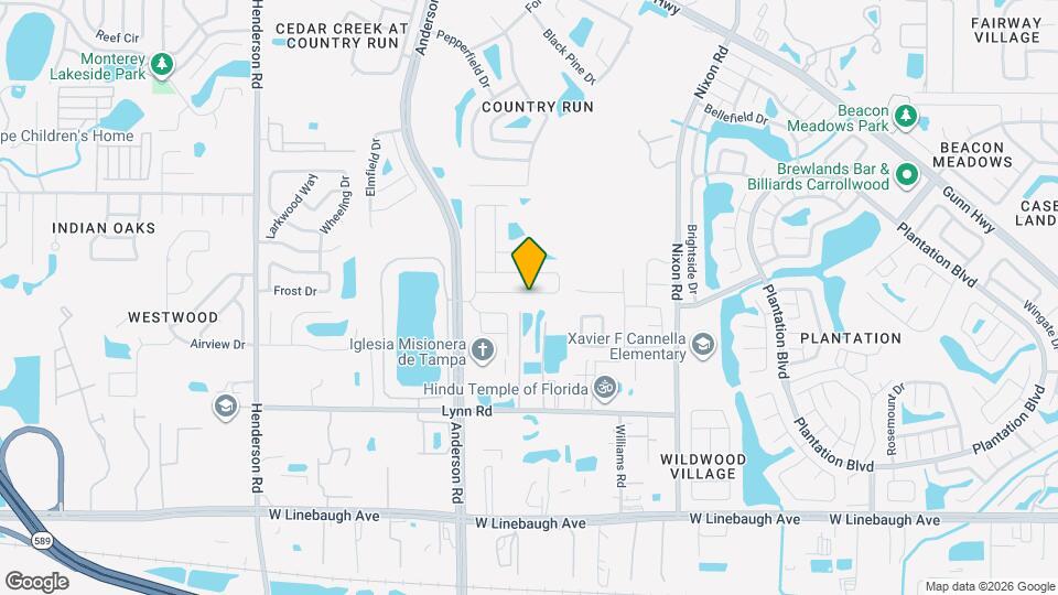 5821 Taywood Dr Map and Location Details