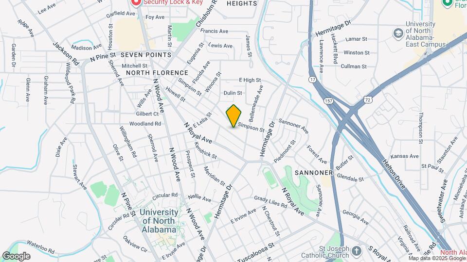 617 Howell St Map and Location Details