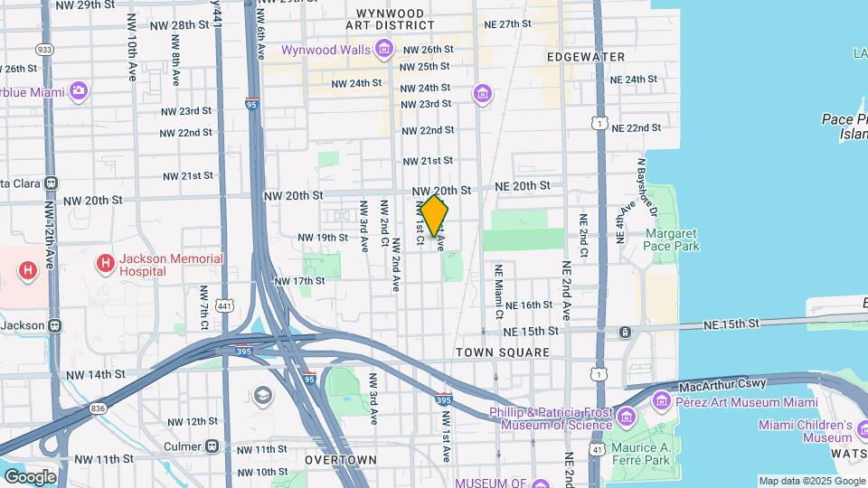 1806 NW 1st Ave Map and Location Details