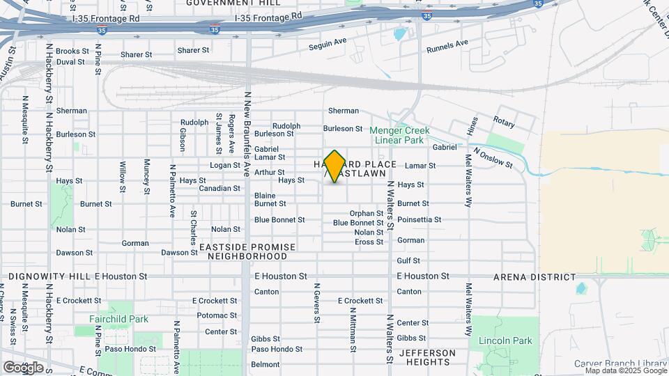 1728 Hays St, Unit 1 Map and Location Details