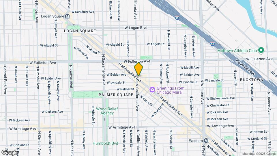 2295 N Milwaukee Ave, Unit 1 Map and Location Details