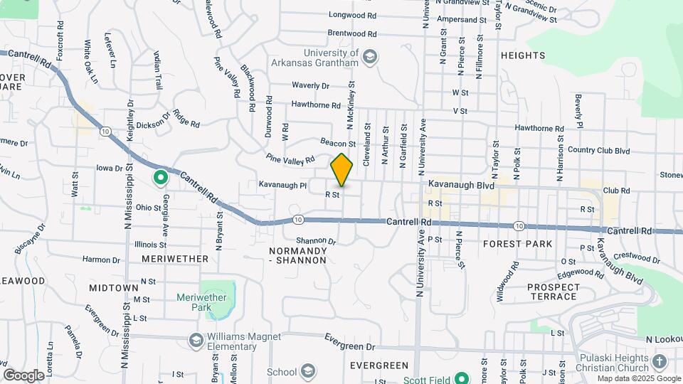 6400 R St Map and Location Details