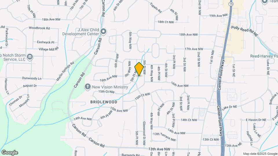 1609 Glenwood St NW Map and Location Details