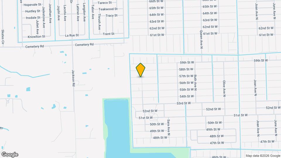 3601 57th St W Map and Location Details