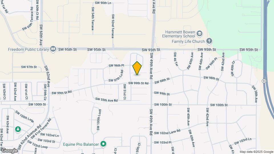 5033 SW 97th Ln Map and Location Details