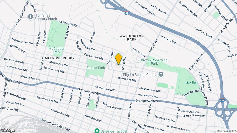 1218 Grayson Ave NW Map and Location Details