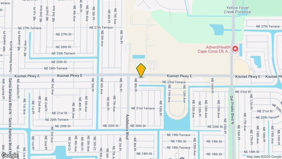 827 NE 23rd Terrace Map and Location Details