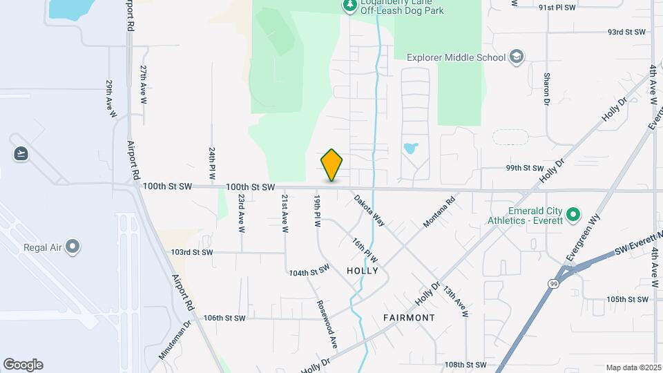 1831 100th St SW Map and Location Details