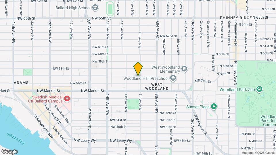 911 NW 57th St Map and Location Details