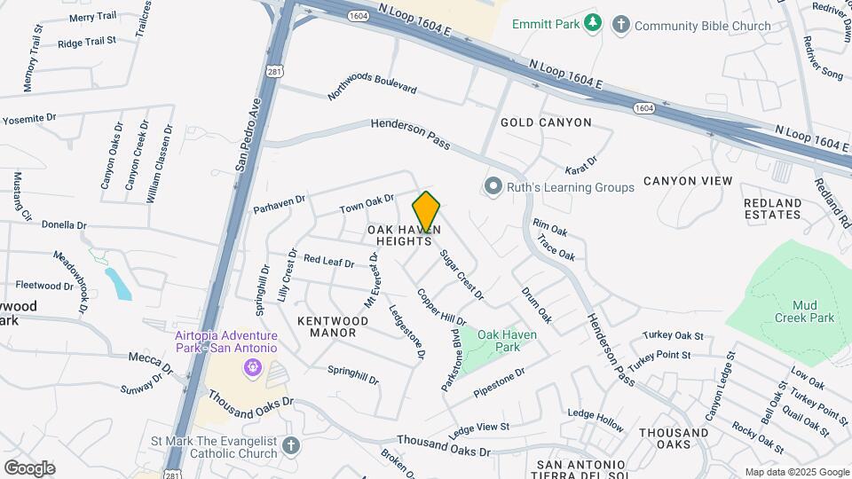 17215 Sugar Crest Dr Mapa y Detalles de la Ubicación