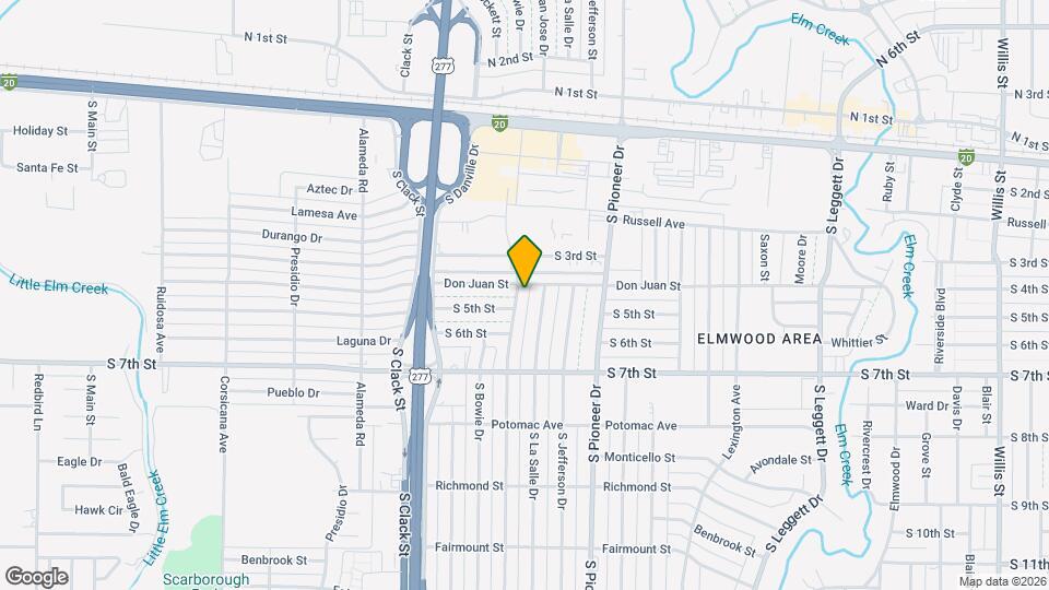 409 S San Jose Dr Map and Location Details