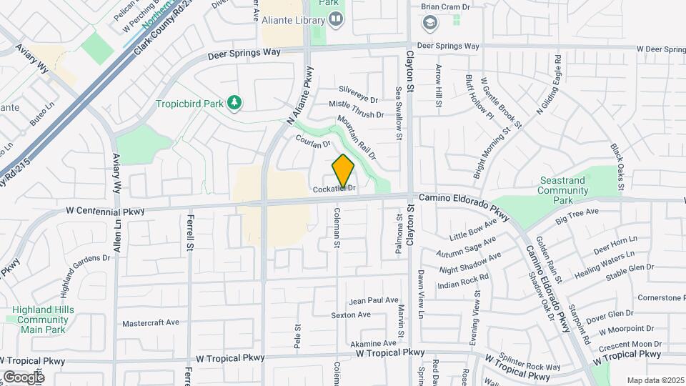 2325 Cockatiel Dr Map and Location Details