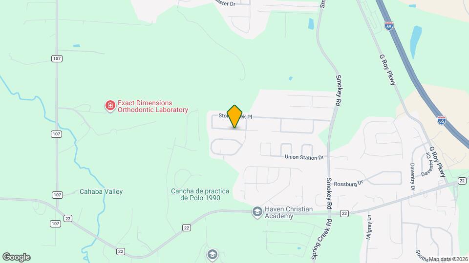 156 Moss Stone Ln Mapa y Detalles de la Ubicación