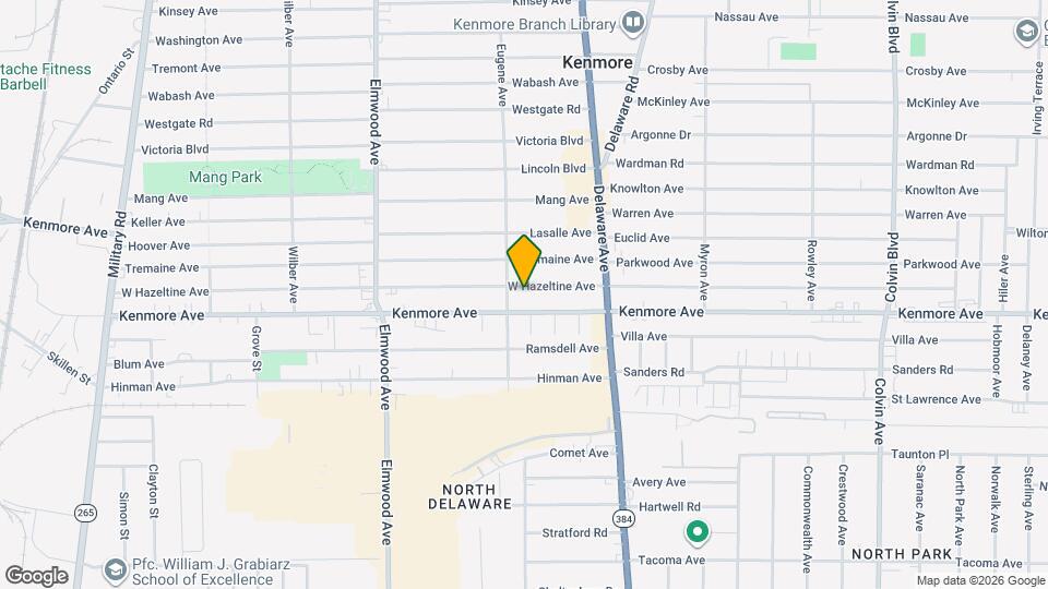 84 W Hazeltine Ave Map and Location Details