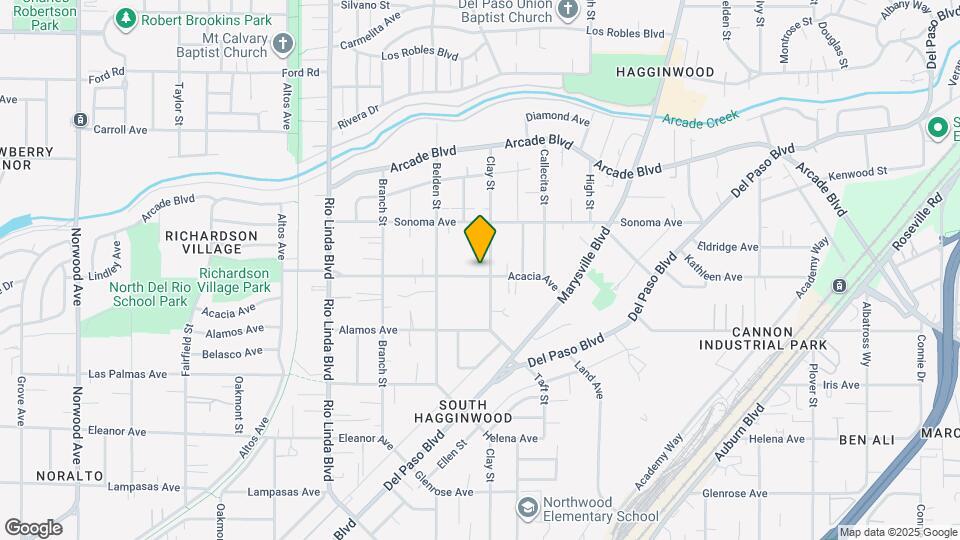 1161 Acacia Ave Mapa y Detalles de la Ubicación