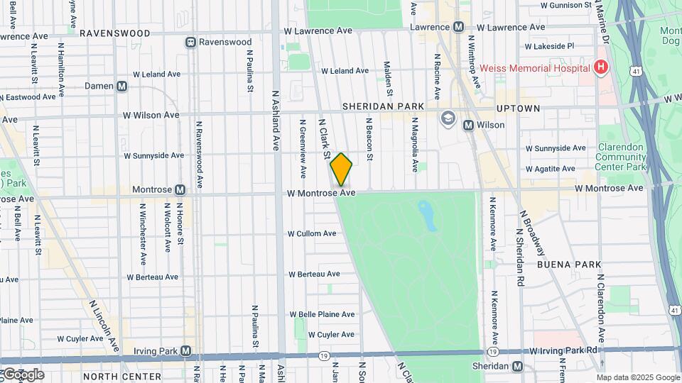 1412 W Montrose Ave Map and Location Details