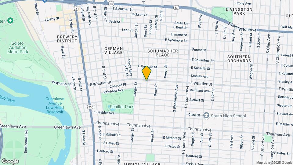 305-307 E Whittier St-Unit -305 Mapa y Detalles de la Ubicación
