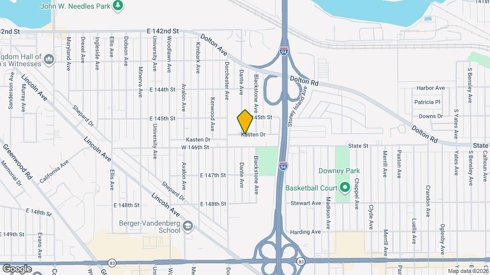 1429 Kasten Dr Map and Location Details