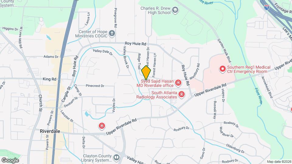 6450 River Park Dr Map and Location Details