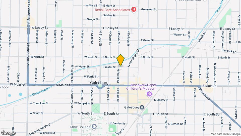 191 N Prairie St Map and Location Details