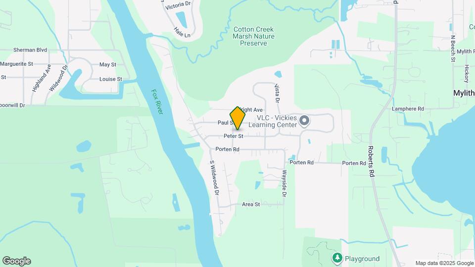 806 Peter St Map and Location Details