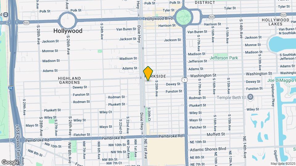 2035 Dewey St Map and Location Details