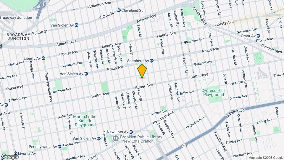 544 Linwood St Map and Location Details