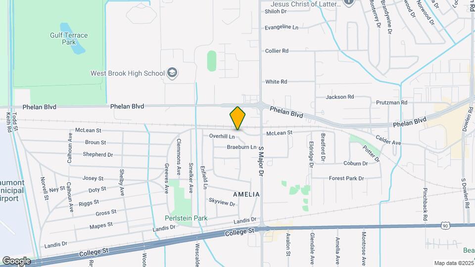 8610 Overhill Ln Map and Location Details