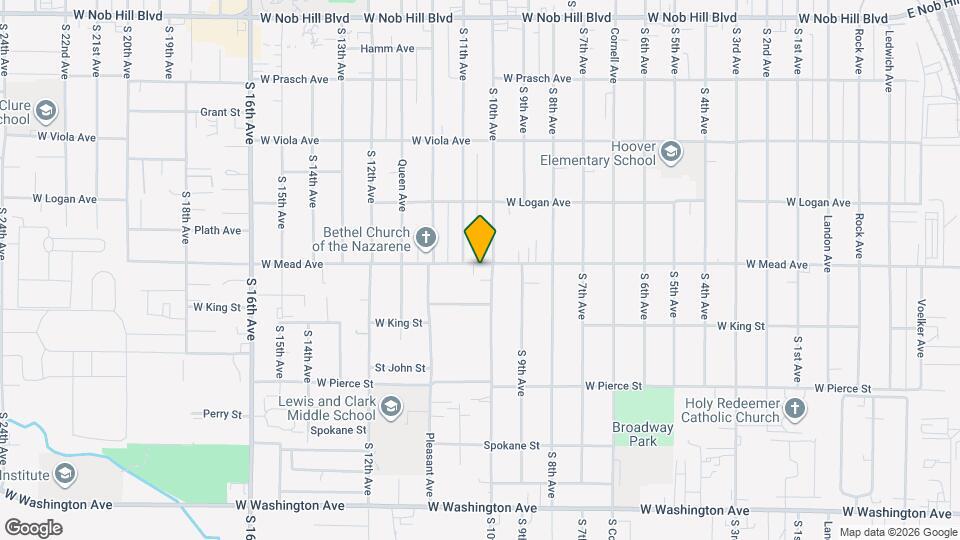 1004 W Mead Ave Map and Location Details