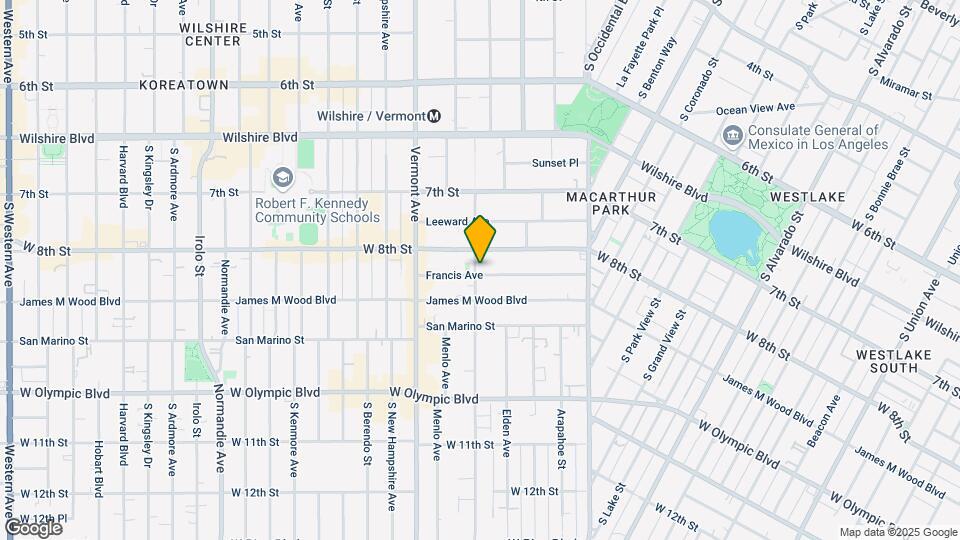 2885 Francis Ave Mapa y Detalles de la Ubicación