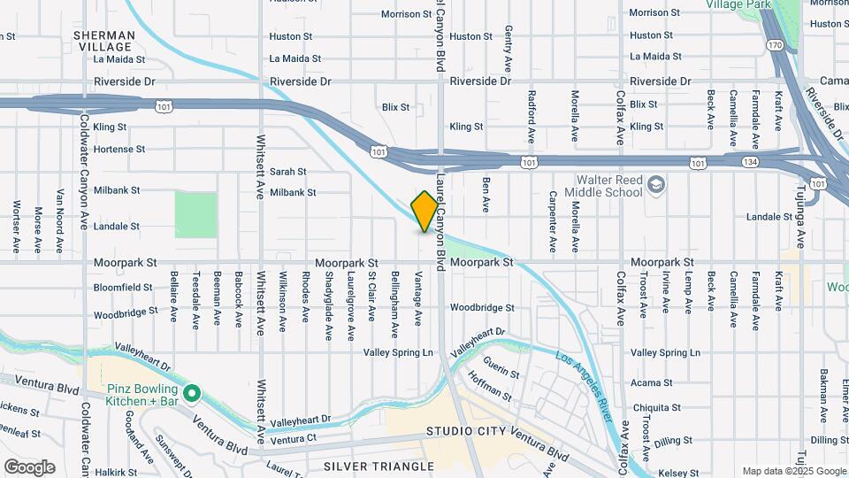 4440 Vantage Ave, Unit 203 Map and Location Details