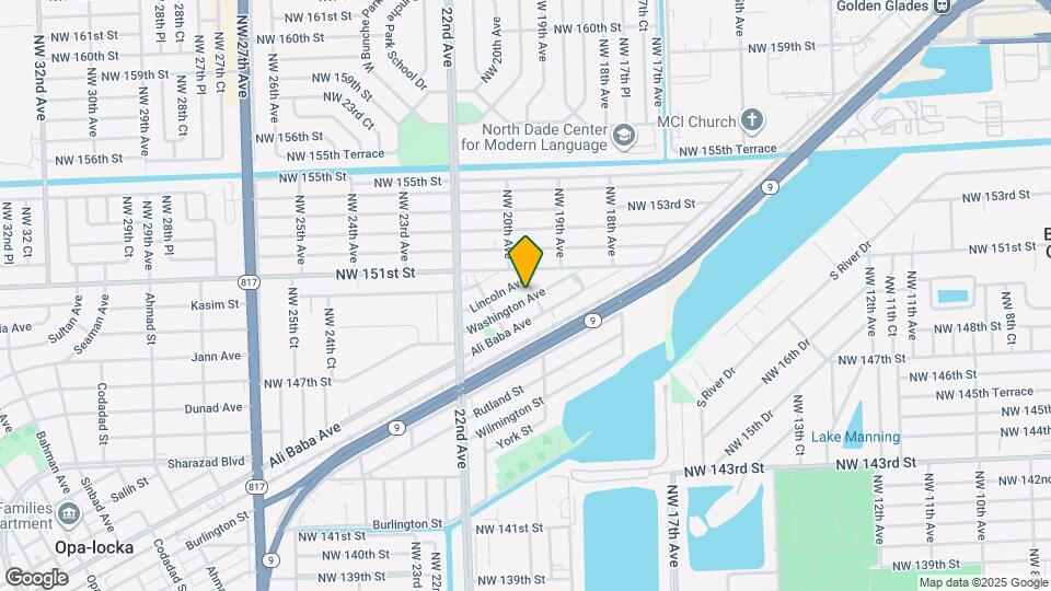 2013 Washington Ave Map and Location Details