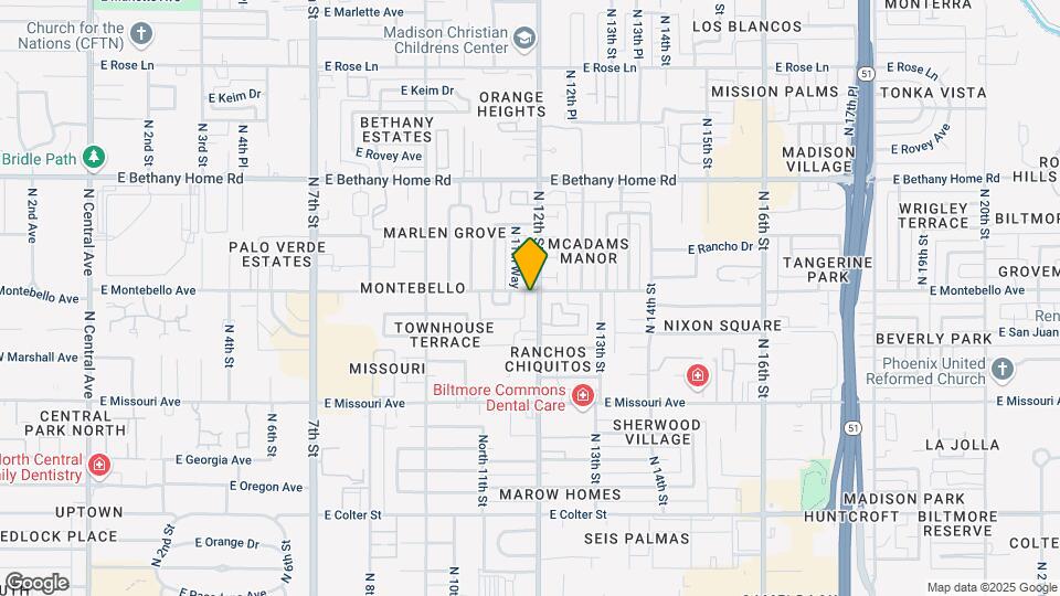 5678 N 12th St Map and Location Details