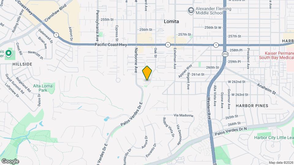 26205 Oak St Map and Location Details