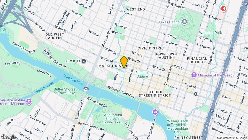 400 1/2 Rio Grande St Map and Location Details