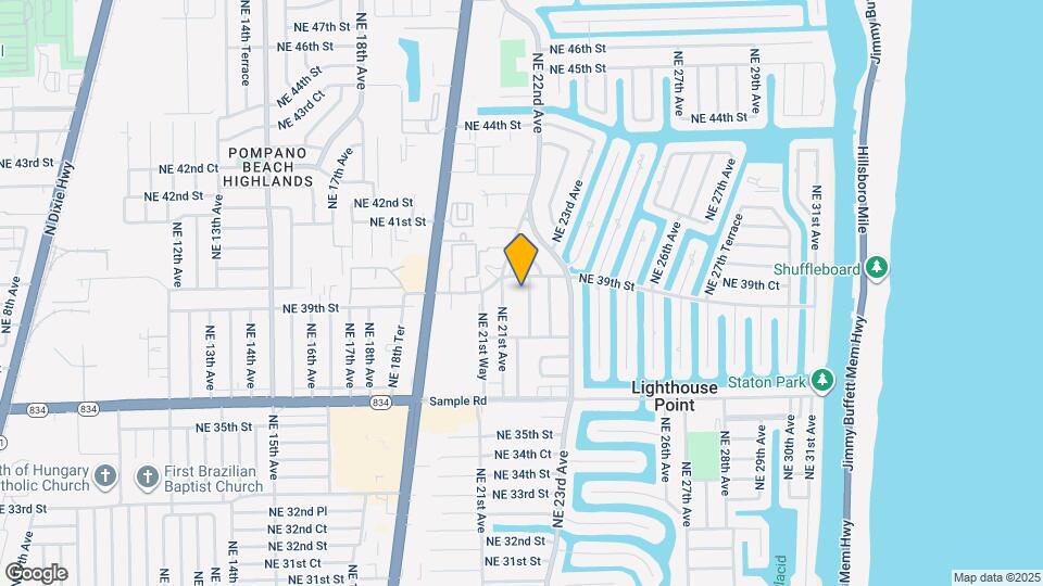 3851 NE 22nd Terrace Apartments and Nearby Lighthouse Point Apartments