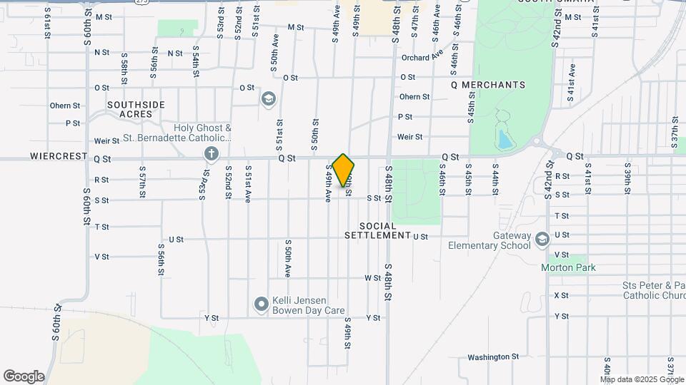 5254 S 49th St Map and Location Details