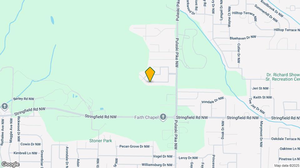 3721 Valleydale Rd NW Map and Location Details