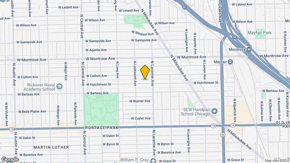5226 W Hutchinson St Map and Location Details
