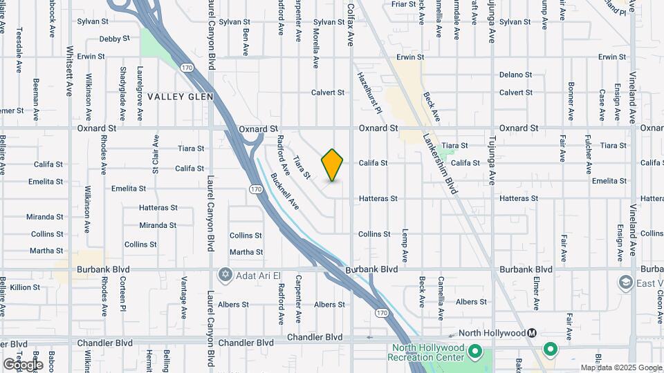 5818 Morella Ave Map and Location Details