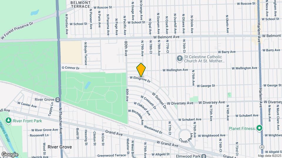 7901 W Elmgrove Dr Map and Location Details