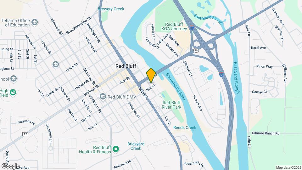 516 Rio St, Unit 516 Rio St. Red Bluff#3 Mapa y Detalles de la Ubicación