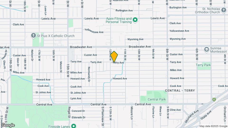 1138 Terry Ave-Unit -1138 1/2 Terry Ave Map and Location Details