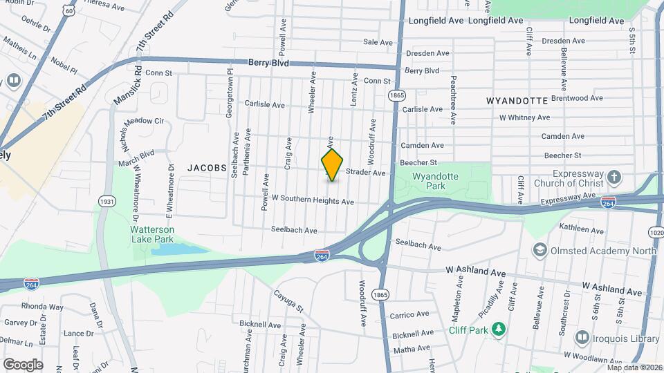 3719 Kahlert Ave Map and Location Details
