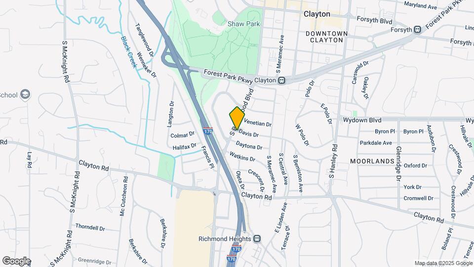 700 S Brentwood Blvd Map and Location Details
