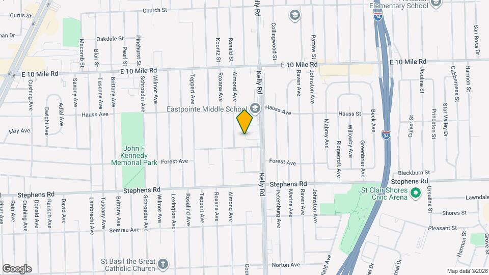 24575 Kelly Rd Map and Location Details