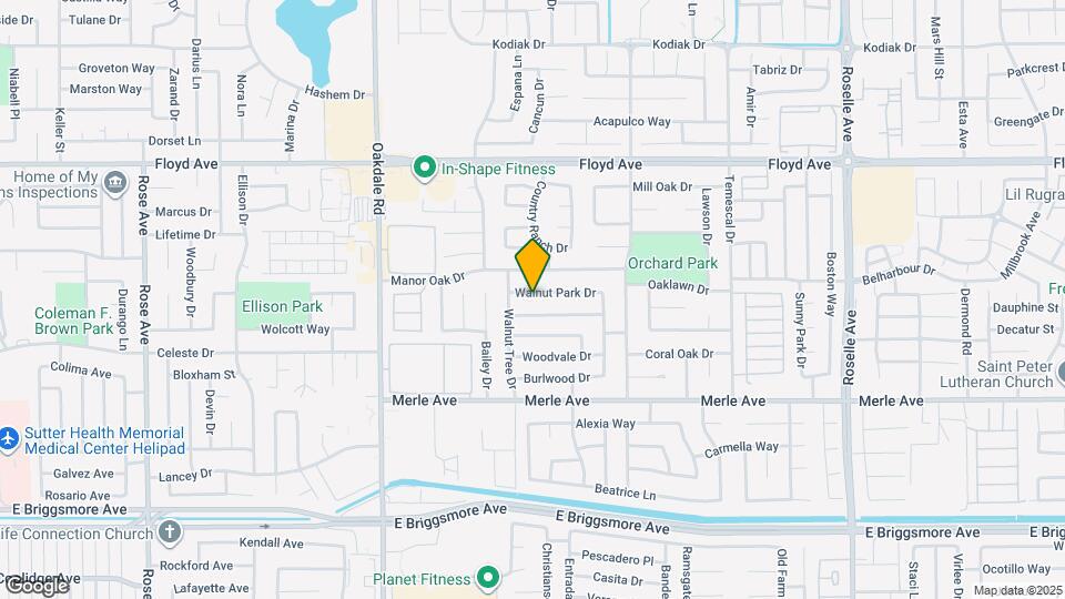 2416 Walnut Park Dr Map and Location Details