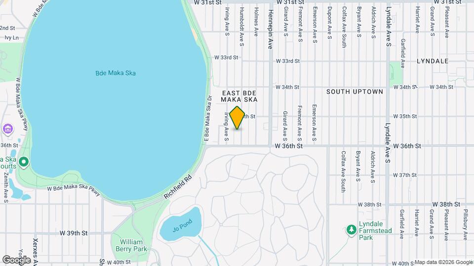 3532 Humboldt Ave S, Unit 1 Mapa y Detalles de la Ubicación